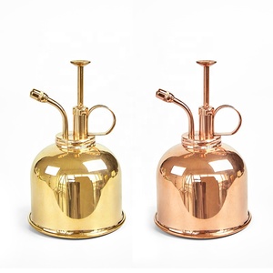 300ml Bouteille de pulvérisation de brumisateur d'eau en laiton vintage de style nordique avec pompe supérieure pour le jardin utilisant la couleur noire - Product Image 5