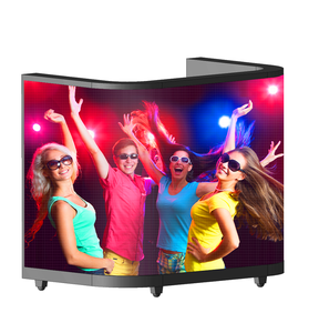 Écran LED portable noir P2.5 couleur pleine pour événements, fêtes, bars nocturnes, animations musicales et graphiques – Idéal pour les cabines <span class=keywords><strong>photo</strong></span> DJ - Product Image 2