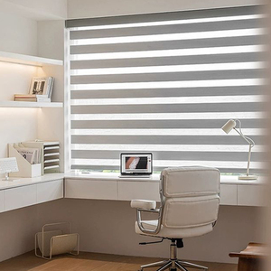 Persianas Enrollables Zebra Inteligentes Motorizadas Eléctricas con Control Remoto WiFi de Google, Inalámbricas, Opacas para Día y Noche, para Ventanas - Product Image 2