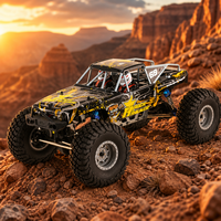 Voiture RC tout-terrain RGT 18000 1/10 haute performance 4x4 2.4G 4 canaux étanche sans balais en métal et résine avec chargeur