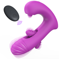 Meistverkaufter G-Punkt-Vibrator für Frauen, Silikon-Klitoris-Stimulator mit Fernbedienung für Liebes-Masturbation, Tragbares Sexspielzeug