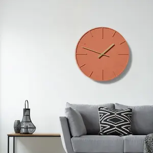 Wholesale Eco Friendly Luxury Concrete Wall Clock Home Decor Custom Decoration Modern Cement Wall Clocks For Sale