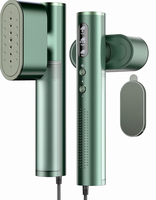 Défroisseur Vapeur Portable Jack Rose 100-220V, Chauffe en 15s, 1000W, Réservoir d'Eau 200mL, Grand Panneau Chauffant en Céramique, Usage Domestique