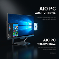 PC Todo en Uno OEM con Unidad de DVD, 21.5/23.8 Pulgadas, Intel Core I3/I5, Windows 11, Táctil, Restauración Automática, para Escuela y Formación