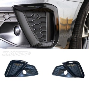 Pour Audi A4L 2020 : Grille de pare-chocs décorative, cache de feux antibrouillard, lèvre de pare-chocs avant, kit carrosserie, grille de pare-chocs avant, pièce extérieure - Product Image 3