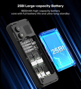 Teléfono con Teclado UNIWA MS001 con Amplificador de Señal GSM de 4 SIM, Batería de 25BI, Soporte en Francés y Alemán, Función de Linterna - Product Image 5