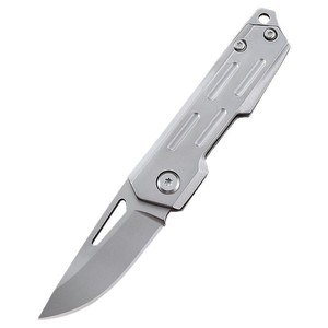 Cuchillo de defensa personal para exteriores, cuchillo plegable, accesorio para viajes en coche, cuchillo portátil para frutas, cuchillo de mano para carne. - Product Image 5