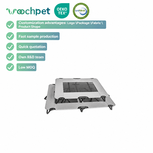Fournisseurs lits surélevés de luxe <span class=keywords><strong>pour</strong></span> chiens de compagnie <span class=keywords><strong>lit</strong></span> de <span class=keywords><strong>trampoline</strong></span> d'été pliable en métal à mailles rafraîchissantes <span class=keywords><strong>pour</strong></span> chat <span class=keywords><strong>pour</strong></span> <span class=keywords><strong>chien</strong></span> de nettoyage - Product Image 1