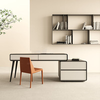 Nieuw Modern Kantoormeubilair Nieuwste Modern Design Desktop Werkstation Pc Laptop Stand Thuis Tafelcomputer Kantoortafels