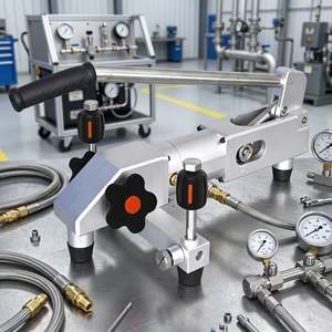 Calibrateur pneumatique portable Shelok, stabilité de 0,02 %, double ports M20 pour tests sur le terrain - Product Image 6