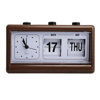 Horloge numérique murale moderne pour la démence, horloge de bureau et de table avec affichage du jour et de la date