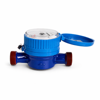 Compteur d'eau intelligent à jet unique de type sec DN15/DN20 de haute qualité OEM, populaire en Asie centrale