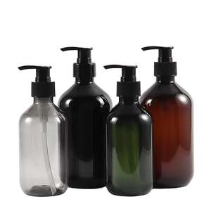 <span class=keywords><strong>Bosto</strong></span> Bouteilles à pompe en plastique pour animaux de compagnie à épaule ronde 200ml 250ml 300ml 480ml 500ml pour shampooing Lotion pour le corps - Product Image 6