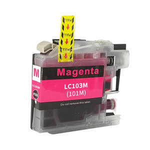 Cartouches compatibles <span class=keywords><strong>Brother</strong></span> LC101 BK/LC103 avec puce pour imprimantes J470DW/J475DW/J650/J870DW/J245, couleur pleine, noir et jaune XL - Product Image 5