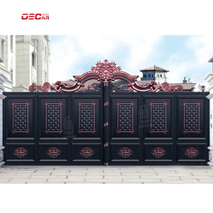 Diseños de Puertas Corredizas Principales Económicas Directo de Fábrica, Diseños de Puertas de Hierro Forjado, Puertas Decorativas Simples de Aluminio - Product Image 1