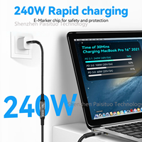 Ultra-Speed USB-C USB 4 Extender Kabel USB C Stecker zu Buchse Kabel Unterstützung 40 Gbit/s Daten übertragung, 240W Schnell ladung 8K 60Hz Video