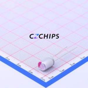 Condensador Sólido ULR477M1AE85RR, Componente de Montaje Pasante (THT), D6.3xL8.5mm 470uF 20% 10V 3.5A100kHz - Product Image 1