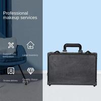 Trousse de Maquillage Portable en Aluminium Lumineuse avec LED Dimmable, Résistante au Feu, Grande Capacité, Professionnelle pour Tatouage, Nail Art et Mode