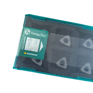 Insertos de Carburo Taegutec Originales 3PHT 150508R-AL K10 PVD para Torneado y Fresado CNC, para Aleación de Aluminio/Cobre, 10 Piezas/Caja, 3 Años - Product Image 1