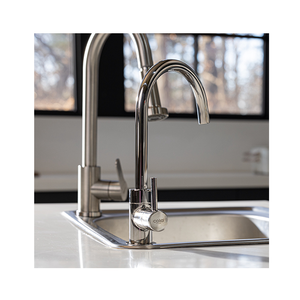 Purificador de agua manual de acero inoxidable electro-positivo Nano filtro grifo debajo del fregadero para uso doméstico elimina 99.99% prefiltros - Product Image 1