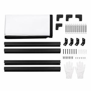 Écran de projection à cadre fixe blanc mat 4K ultra-fin à fixation murale pour cinéma maison, bureau, salle de réunion, 120 pouces - Product Image 6