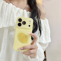 Coque de téléphone 3D Stéréo Motif Fruits Antichoc pour iPhone 18 ProMax 17 16 15 – Housse de Protection Mignonne Poire Orange Citron Myrtille