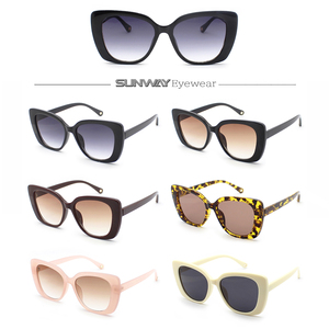 Wholesale Fashion Tortoiseshell Cat Eye Frames Sun Glasses Custom Logo UV400 Women Men Sunglasses with High Quality Shades - Product Image 2