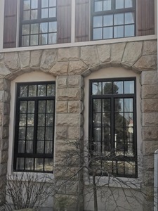 <span class=keywords><strong>Porta</strong></span> in Vetro Artistico Curvo in Ferro Battuto Stile Moderno Retrò Francese per Chiese ed Edifici Antichi - Product Image 3