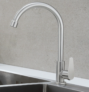 Zinc Faucet for Kitchen Sink Modern Design Mixer <b>Tap</b> - Product Image 3