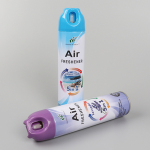 Empty <strong>Air</strong> Freshener Metal Tin <strong>Spray</strong> Aerosol <strong>Can</strong> with Nozzles and Caps - Product Image 1