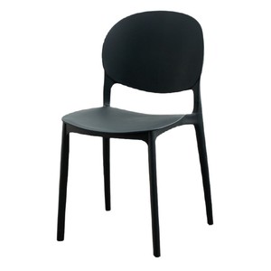 Modern Minimalist Plastic Dining <b>Chair</b> Stackable With Backrest For Home And Commercial Use - Product Image 5