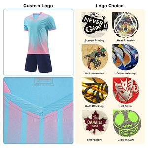 Camisetas de Fútbol Personalizadas para Hombre - Conjuntos de Uniformes de Equipo de Fútbol de Secado Rápido, Transpirables, de Poliéster/Algodón, Ropa Deportiva - Product Image 2