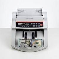 Machine de comptage de billets de banque LED de haute qualité avec détection de faux billets UV/MG/IR, modèle économique automatique, machine de comptage de billets de banque
