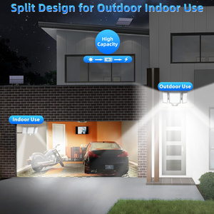 144LED alto brillo amplio rango SMD2835 Sensor de movimiento impermeable al aire libre luz de pared Solar con Control remoto para camino de jardín - Product Image 3