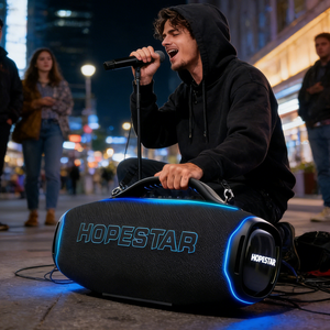 Altavoz Inalámbrico Portátil A90 de 700W con Woofer de Alta Potencia, Máquina de <span class=keywords><strong>Karaoke</strong></span> para Exteriores con Micrófono Inalámbrico - Product Image 1