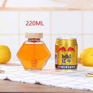 Tarro de Miel Hexagonal de Vidrio - Product Image 5