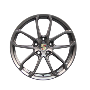 Nueva rueda forjada de aleación de aluminio Q50 negra mate de 16 pulgadas, ruedas de coche de pasajeros ET de 20mm, construcción - Product Image 1