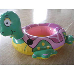 Offres Spéciales qualité PVC beile gonflable hippopotame et tortue anneau de bain jouets - Product Image 4