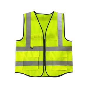 سترة أمنية محمولة عاكسة عالية الوضوح لموقع البناء سترة مرورية عالية الوضوح - Product Image 1