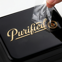 Vinyle auto-adhésif holographique 3D gaufré mat transparent brillant UV pour autocollant fabriqué en Chine pour boîte cadeau