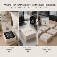 Boîte d'emballage personnalisée pour horloge intelligente, boîte cadeau en forme de livre, vente en gros, boîte en papier rigide avec fermeture magnétique pour réveil