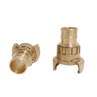 Raccord de tuyau en aluminium/laiton Guillemin/DSP avec bague de blocage, accouplement hélicoïdal