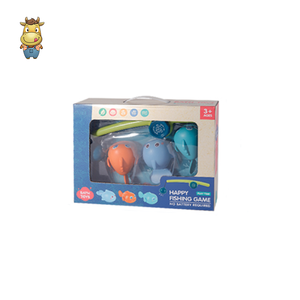 Jeu de pêche magnétique YX, jouet de bain éducatif, canards nageurs à remonter, flottants en ABS, sans piles, canne à pêche à mécanisme à ressort - Product Image 2