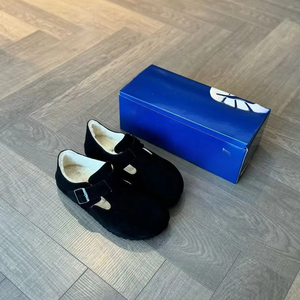 Sandalias Planas de Alta Calidad para Exteriores, Tipo Mules, para Mujer, de Cuero Genuino, Gamuza y Corcho, Marca <span class=keywords><strong>Boston</strong></span> - Product Image 1