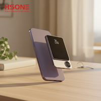 Batterie externe magnétique sans fil avec affichage numérique pour téléphone, chargeur magnétique PD20w, charge rapide bidirectionnelle