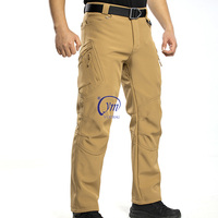 Pantalon cargo tactique pour homme, personnalisé, chaud, imperméable, en polaire, pour l'automne et l'hiver, pour le travail en extérieur