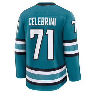 Maillots de hockey cousus pour hommes 71 Macklin Celebrini 72 William Eklund 77 Michael Misa 39 Logan Couture 2 Will Smith S-3XL - Product Image 3