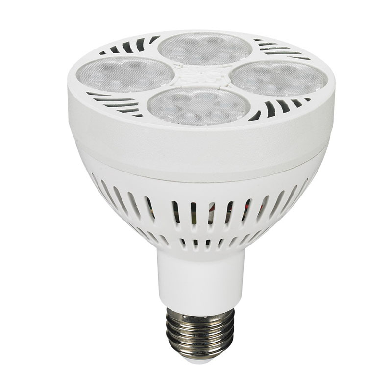 35W PAR30 110V E26 E27 4000K 6000K 10000K 12000K ETL Rohs PAR30 LED Ánh Sáng PAR30 Ánh Sáng Đồ Trang Sức PAR30 Cải Cách Hành Chính 30 LED Bóng Đèn Với Fan