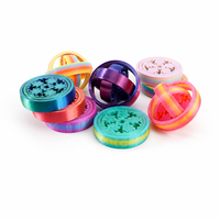 Vashine Gyroscope planétaire imprimé en 3D, jouet anti-stress à engrenages rotatifs arc-en-ciel soyeux, spinner planétaire dégradé, jouet de poche