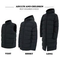 Veste matelassée personnalisée pour homme, veste matelassée chaude, veste décontractée, manteau d'hiver